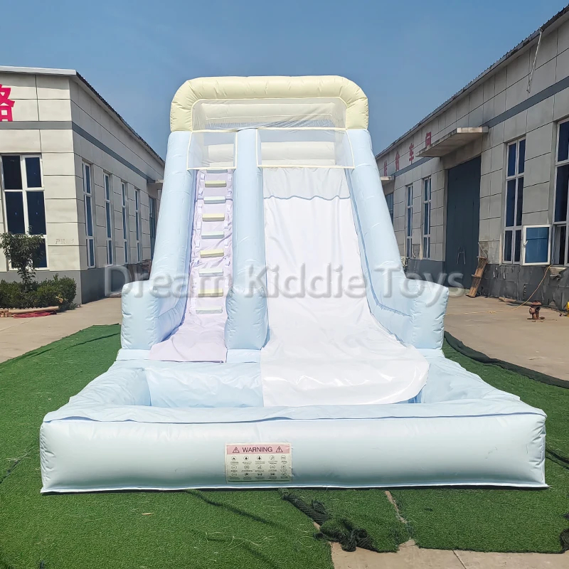 Water Slide Inflatable - 상업용 풍선 워터 슬라이드, 스플래시 풀