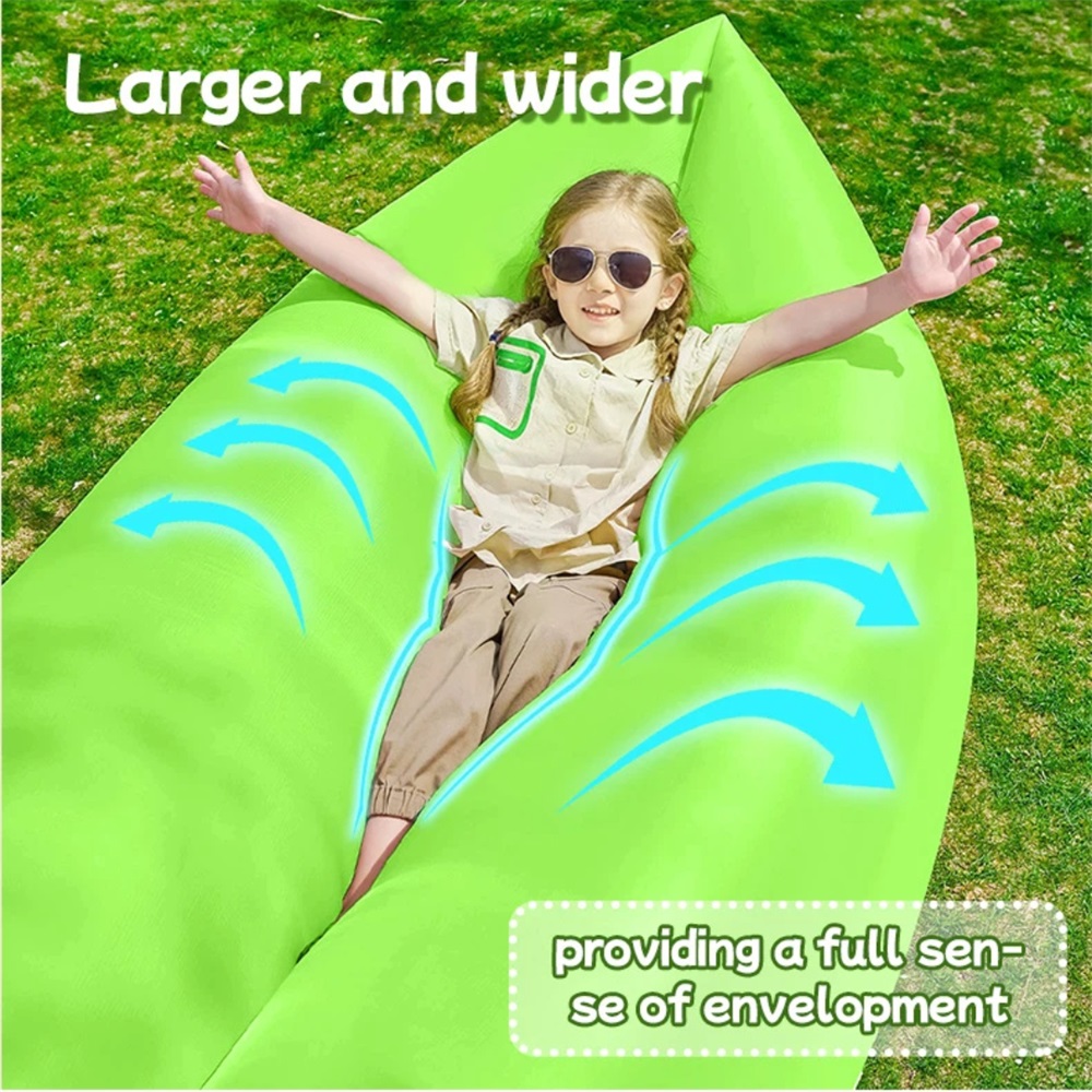 Pool Lounger Inflatable - 휴대용 에어 소파 방수 빠른 팽창식