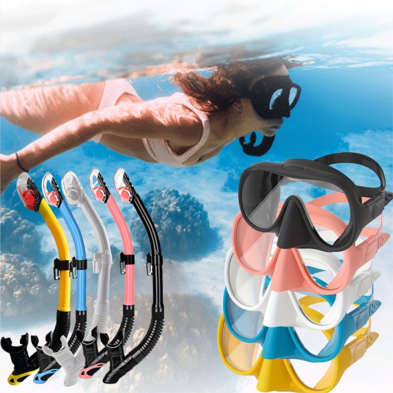 Snorkel Mask Full Face - 전문 프리다이빙 장비 고성능 스노클 튜브