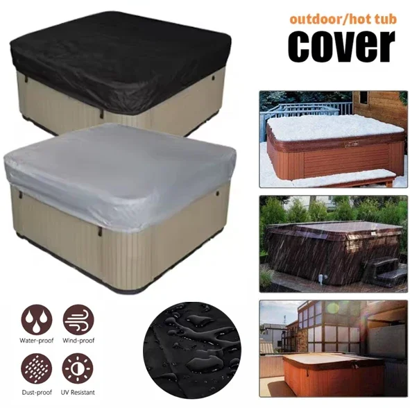 Pool Cover Waterproof - 스파 온수 욕조 먼지 커버 욕조
