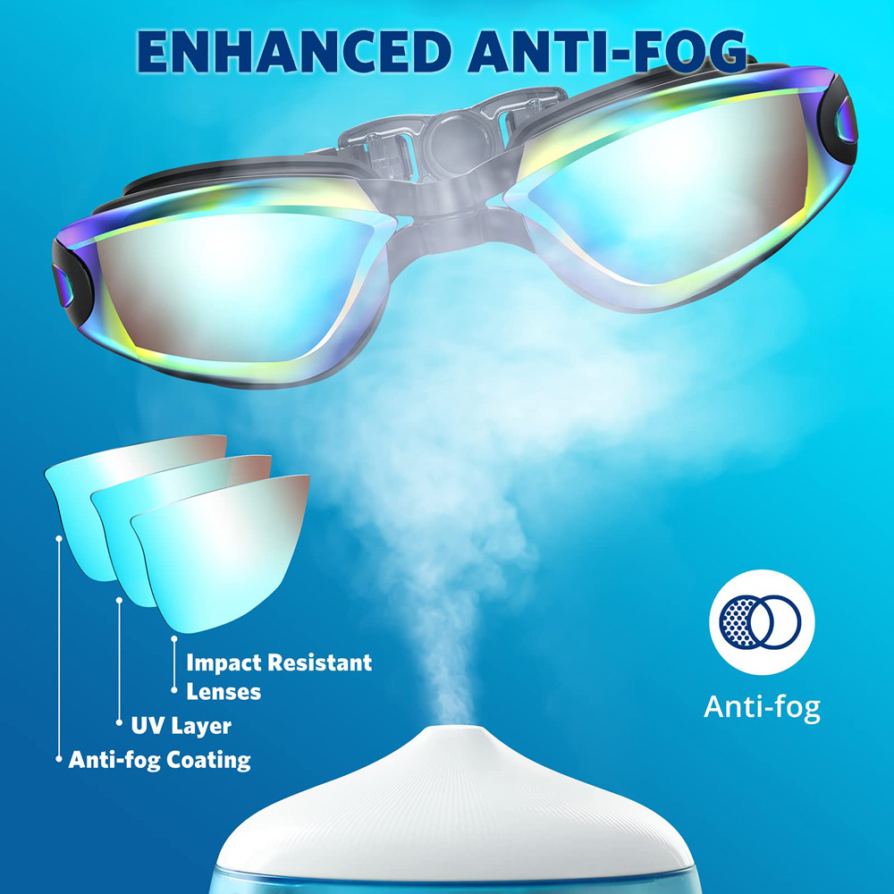 김서림 방지 수영 고글, 조절 가능한 수영 안경, 성인 - Swim Goggles Anti Fog Uv 리뷰 및 가격