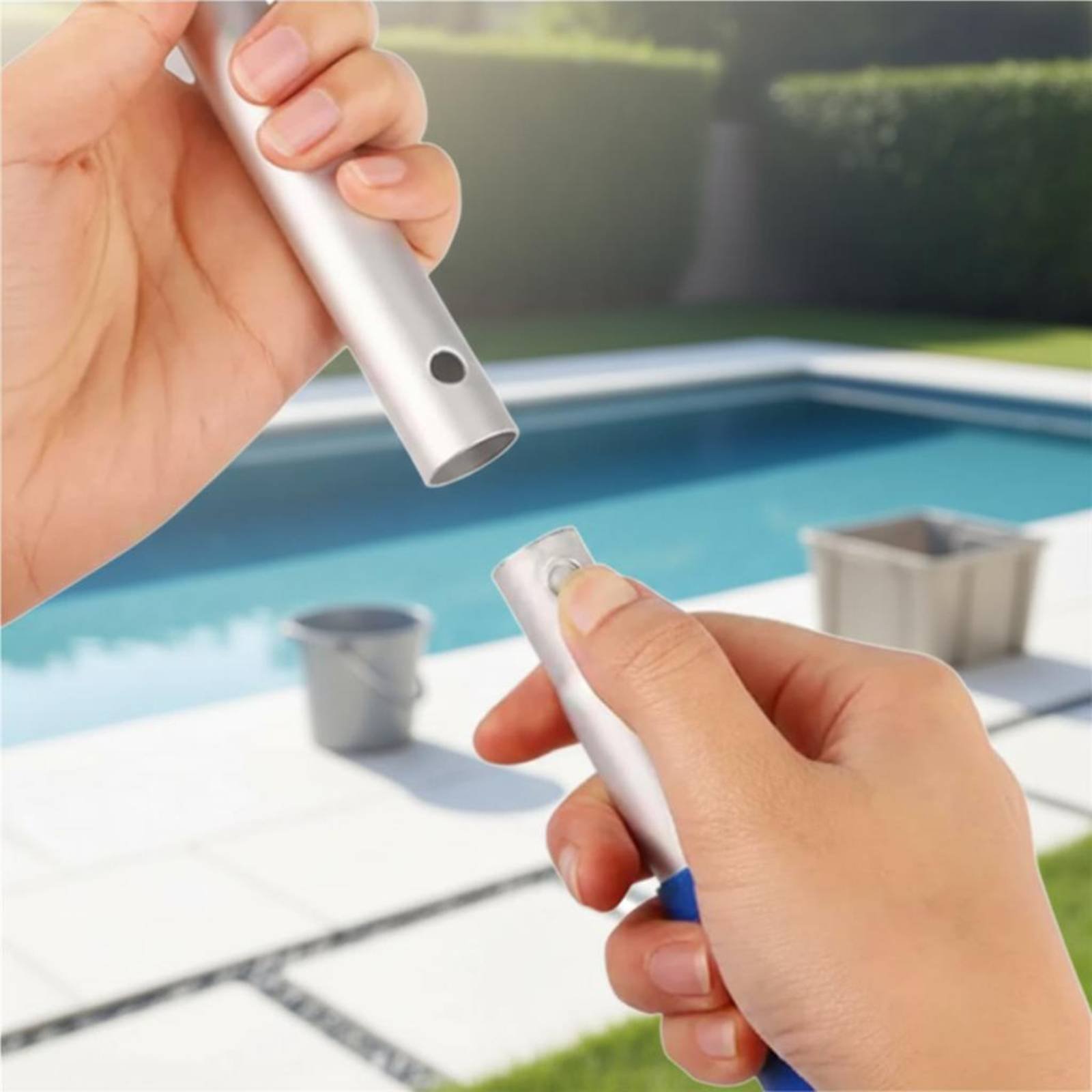 분리 가능한 수영장 잎사귀망 네트, 사용하기 쉬운 폴이 - Pool Skimmer Net 리뷰 및 가격