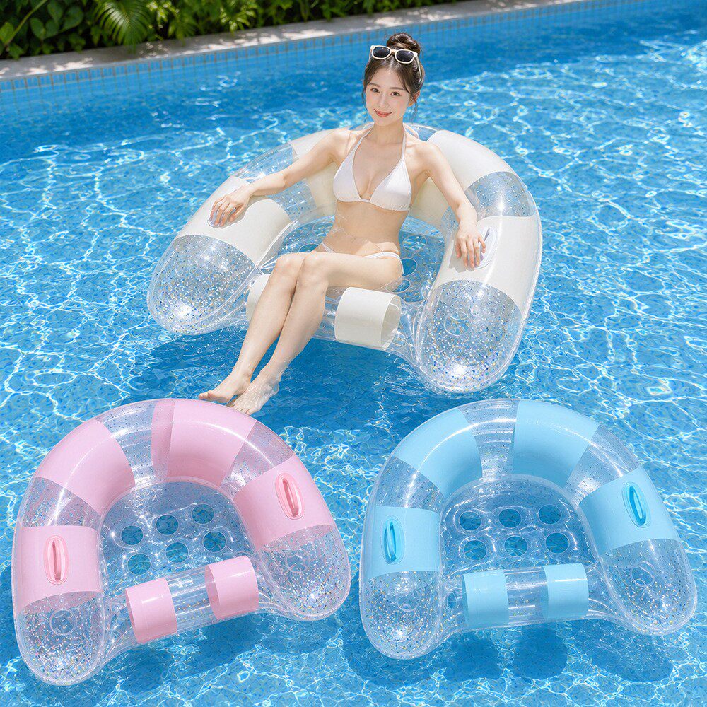 성인용 풍선 수영장 플로트 물놀이 해먹 수영 라운저 의 - Pool Lounger Inflatable 리뷰 및 가격