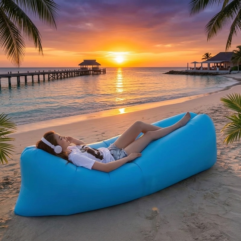휴대용 에어 소파, 빠른 공기 주입 방수 라운저, 가벼 - Pool Lounger Inflatable 리뷰 및 가격