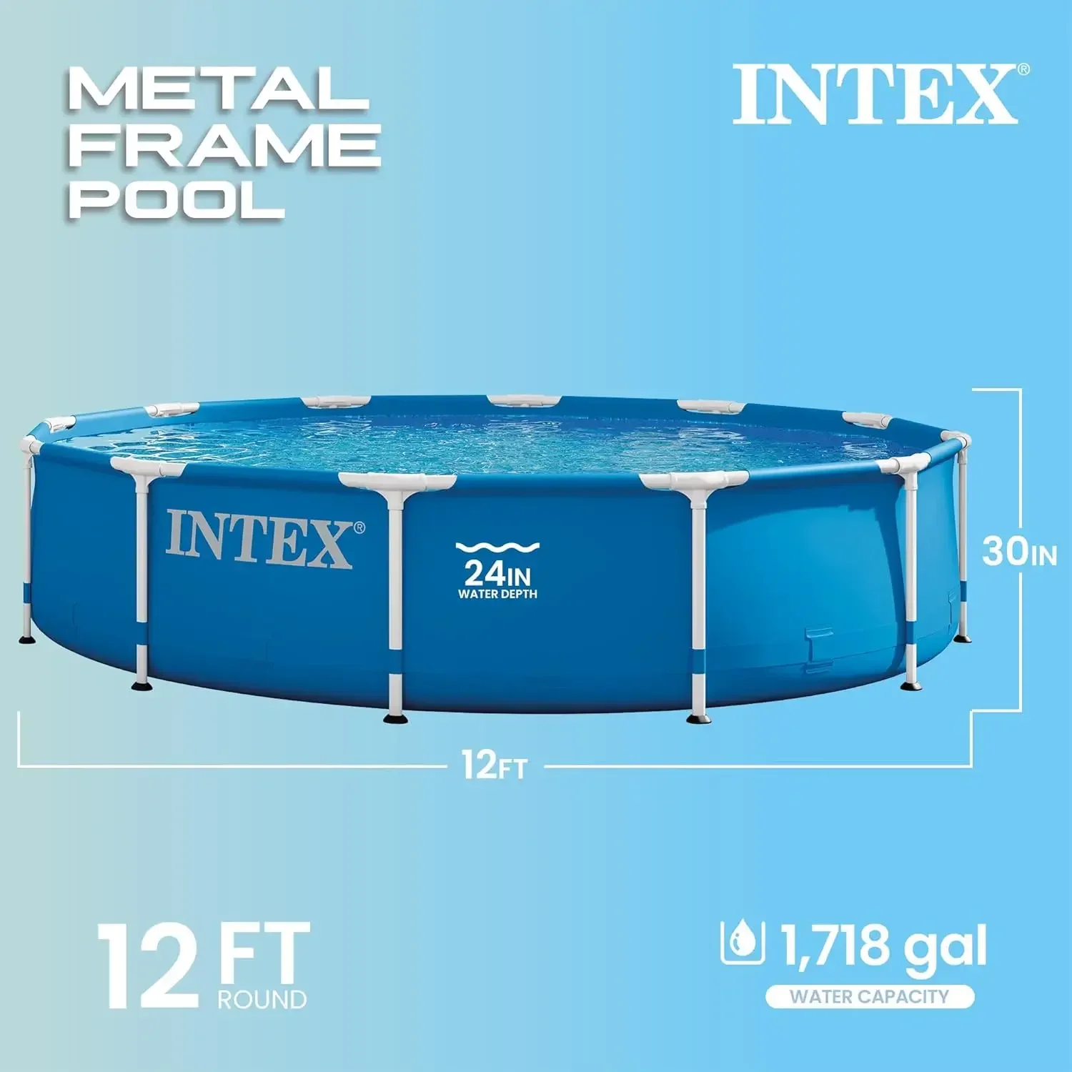 12피트 x 30인치 원형 금속 프레임 야외 지상 수영 - Pool Ladder Above Ground 리뷰 및 가격