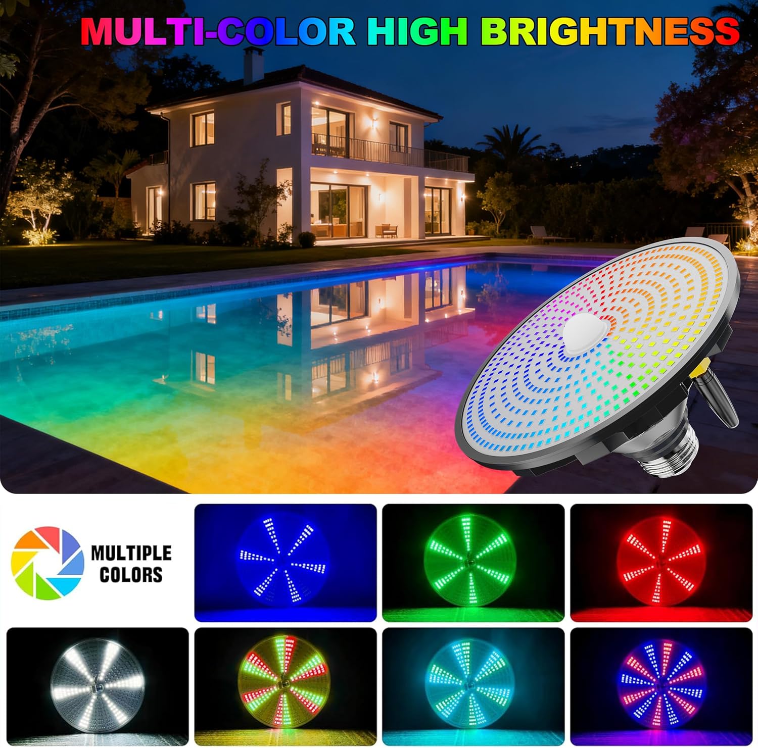 태양광 수영장 조명 사계절 멀티 컬러 - Pool Light Solar Rechargeable 리뷰 및 가격