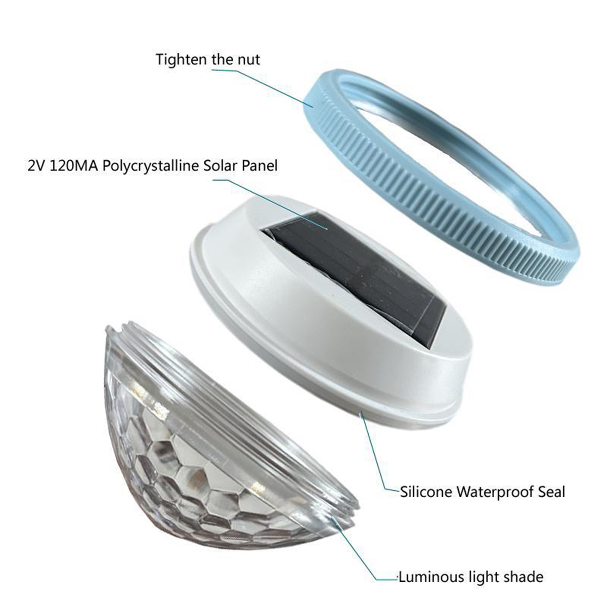 태양 부동 풀 빛 야외 램프 전원 램프 충전식 Led  - Pool Light Solar Rechargeable 리뷰 및 가격