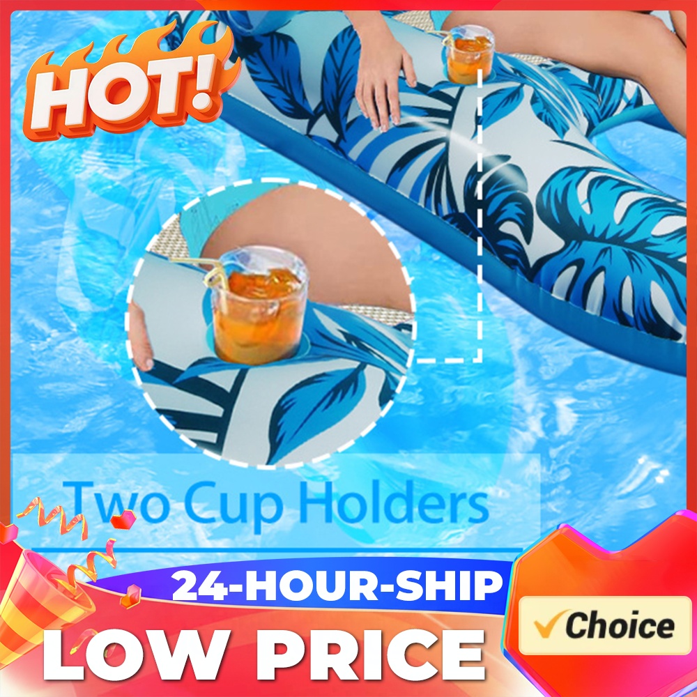 수영장용 햇빛 가리개가 달린 에어 매트리스, 물 위에서 - Pool Lounger Inflatable 리뷰 및 가격