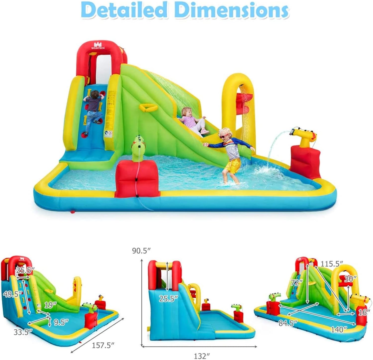 메가 대형 에어바운스 워터파크 - 어린이용 풍선 워터슬 - Water Slide Inflatable 리뷰 및 가격