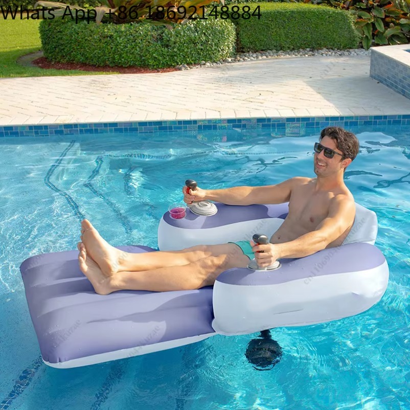 새로운 전동 추진 장치가 장착된 물에 뜨는 의자, 성인 - Pool Lounger Inflatable 리뷰 및 가격