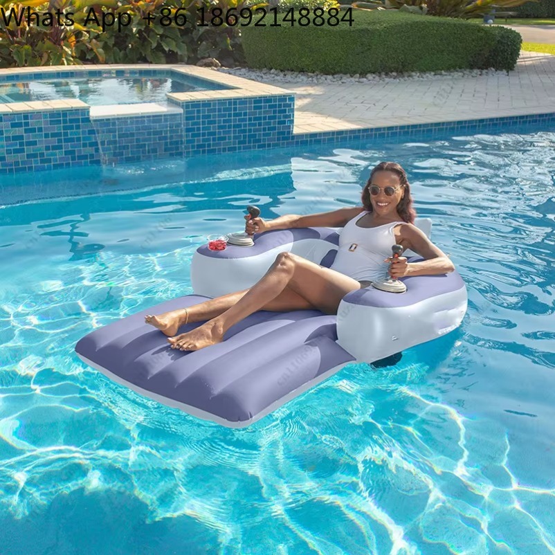 새로운 전동 추진 장치가 장착된 물에 뜨는 의자, 성인 - Pool Lounger Inflatable 리뷰 및 가격