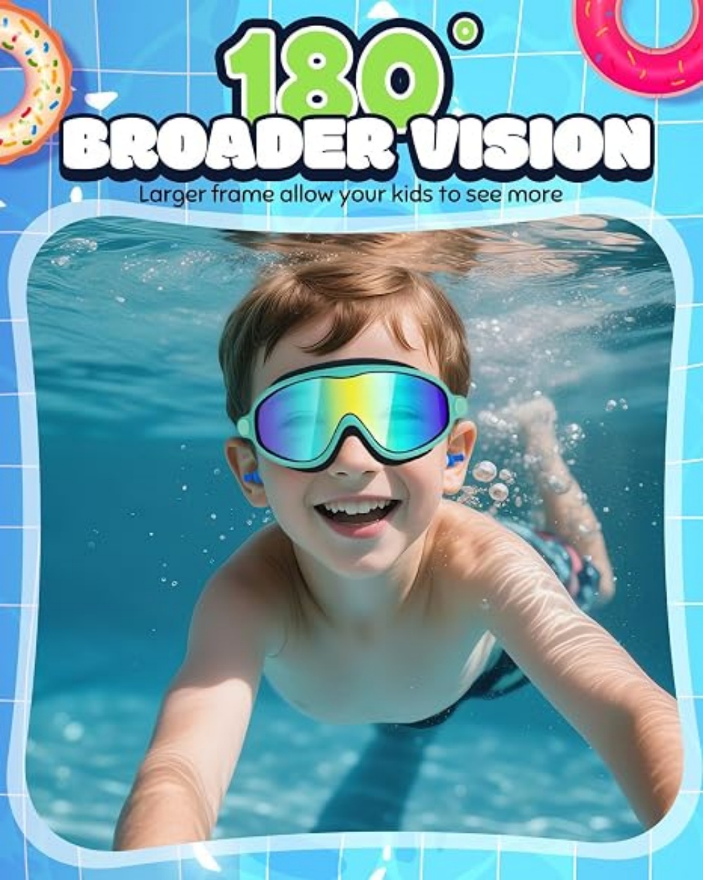 수영 고글, 넓은 시야의 김서림 방지 및 자외선 차단  - Swim Goggles Anti Fog Uv 리뷰 및 가격