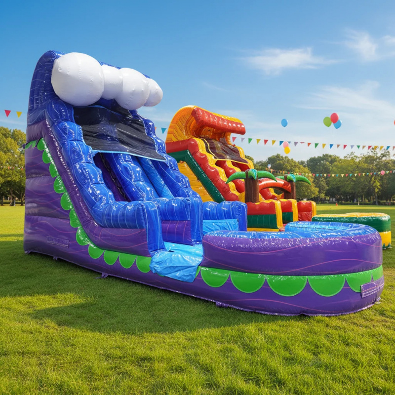 상업용 뒷마당 슬라이드 대여, 어린이와 성인용 수영장  - Water Slide Inflatable 리뷰 및 가격