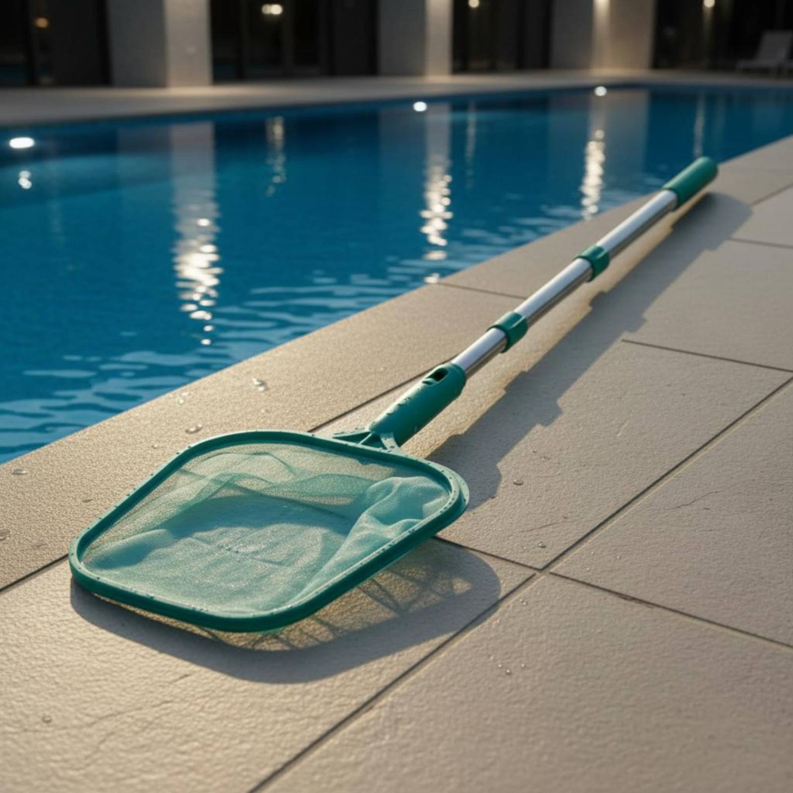 폴이 있는 수영장 잎사귀망, 길이 조절 가능, 텔레스코 - Pool Skimmer Net 리뷰 및 가격