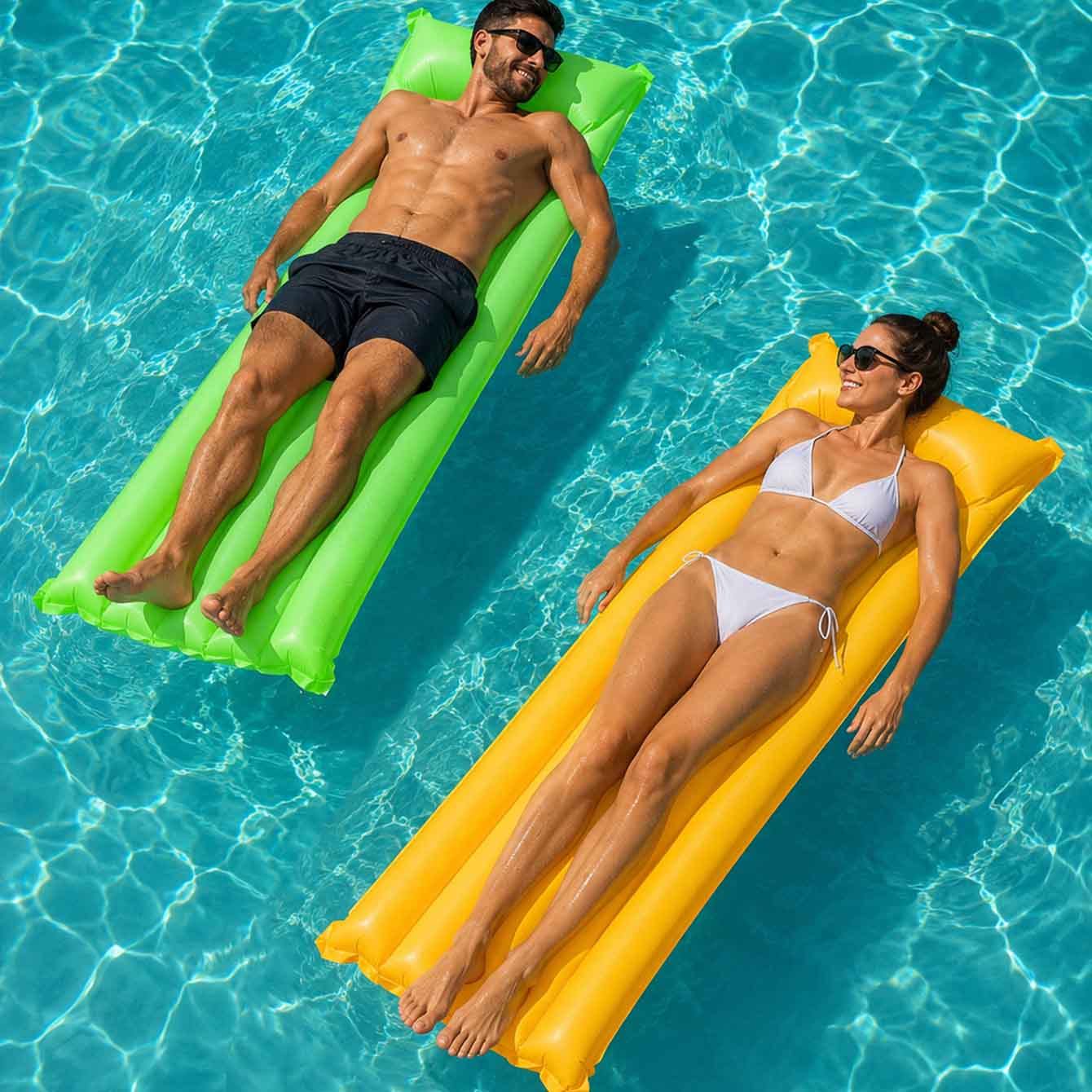 1PC 수영장 플로트 침대 풍선 수영 매트리스 수영 튜 - Pool Float Ring Inflatable 리뷰 및 가격