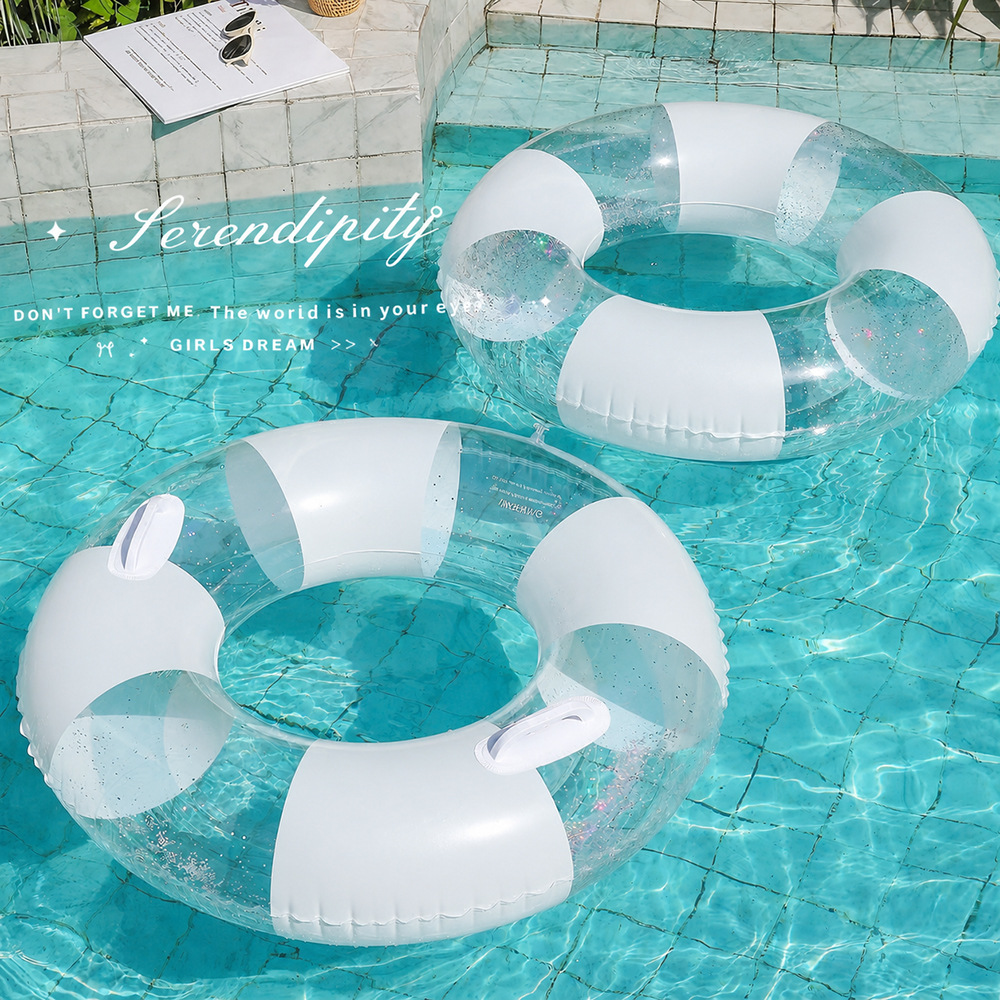 투명 수영 링 성인용 두꺼운 팽창식 겨드랑이 플로트 링 - Pool Float Ring Inflatable 리뷰 및 가격