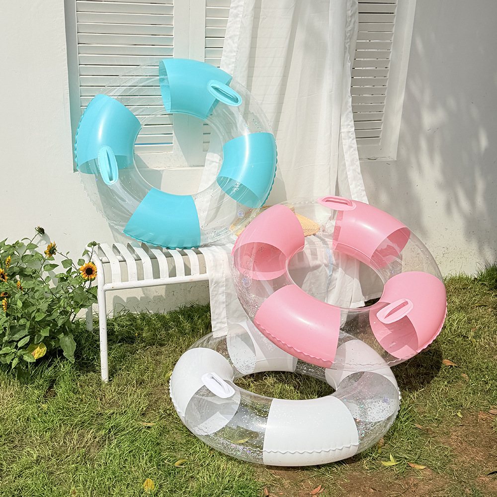 투명 수영 링 성인용 두꺼운 팽창식 겨드랑이 플로트 링 - Pool Float Ring Inflatable 리뷰 및 가격