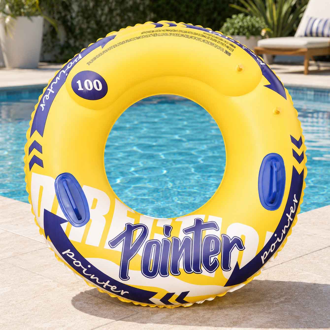 손잡이가 있는 1PC 풍선형 수영 링 90/100/12 - Pool Float Ring Inflatable 리뷰 및 가격