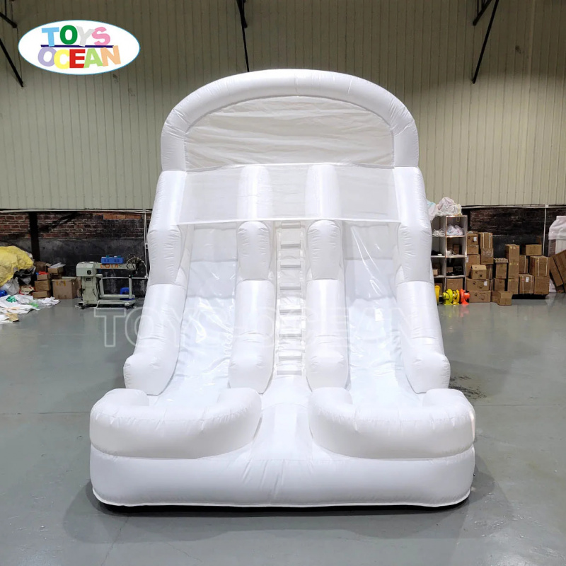 어린이용 에어바운스 워터슬라이드, 이중 화이트 슬라이드 - Water Slide Inflatable 리뷰 및 가격