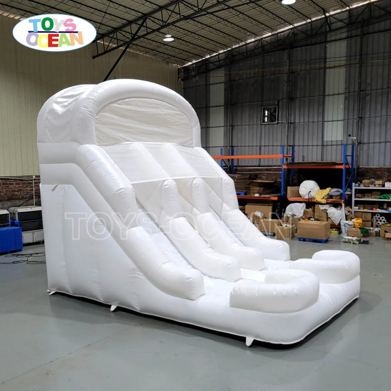 어린이용 에어바운스 워터슬라이드, 이중 화이트 슬라이드 - Water Slide Inflatable 리뷰 및 가격