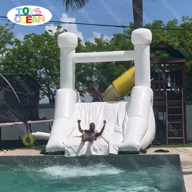 맞춤형 뒷마당 화이트 워터 슬라이드 성인용 풀 슬라이드 - Water Slide Inflatable 리뷰 및 가격